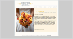 Desktop Screenshot of essence-eventplanning.com