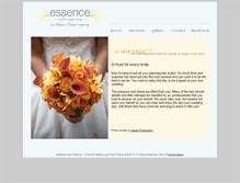 Tablet Screenshot of essence-eventplanning.com